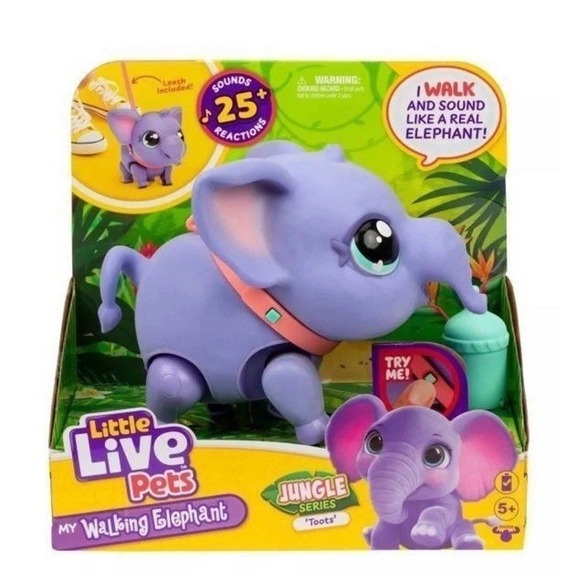 Little Live Pets My Walking Elephant Toots | Mercari Little Live Pets‎ My Walking Elephant Toots Interactive Toy (Jungle Series) NEW